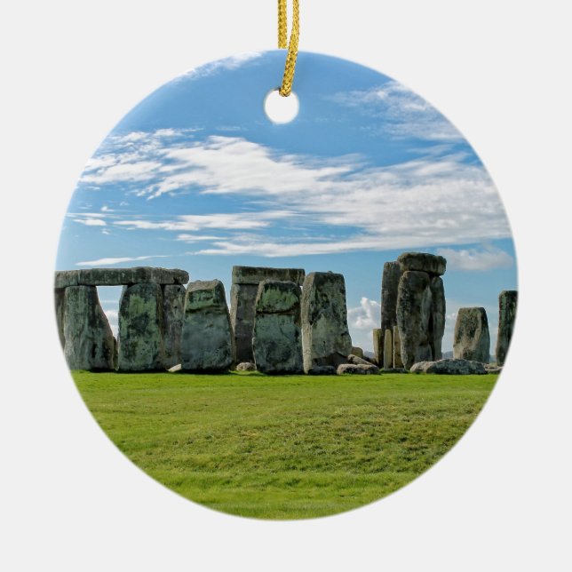 Ornamento De Cerâmica Stonehenge, Inglaterra (Frente)