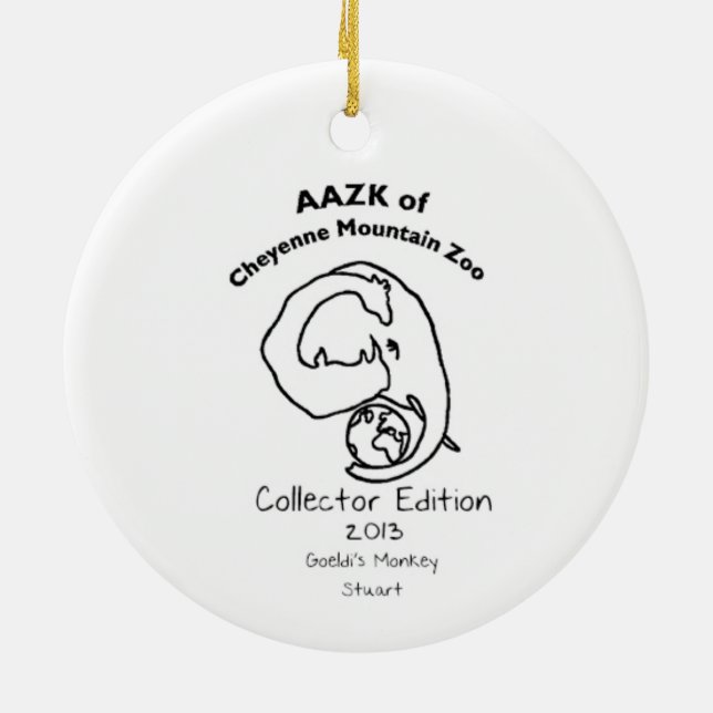 Ornamento De Cerâmica Stuart 2013 (Traseira)