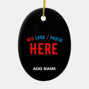 ORNAMENTO DE CERÂMICA STYLISH MODERN CUSTOMIZABLE BLACK VERIFIED BRANDED