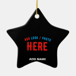 ORNAMENTO DE CERÂMICA STYLISH MODERN CUSTOMIZABLE BLACK VERIFIED BRANDED