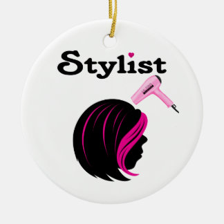 Ornamento De Cerâmica Stylist para o cabelo