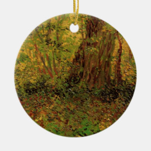 Ornamento De Cerâmica Sub-bosque por Vincent van Gogh