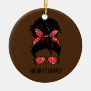 Ornamento De Cerâmica Substituto da vida do professor