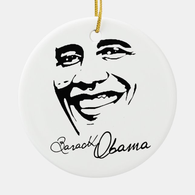 ORNAMENTO DE CERÂMICA SUCESSO COM OBAMA - .PNG (Frente)