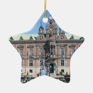 Ornamento De Cerâmica Suecia de Malmö - câmara municipal