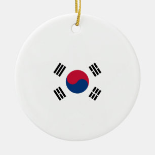 Ornamento De Cerâmica Sul+Estrela de Coreia
