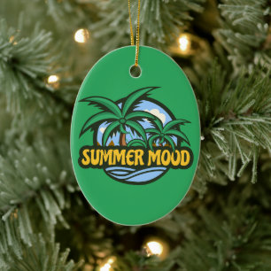 Ornamento De Cerâmica Summer Mood