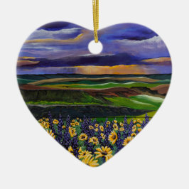 Ornamento De Cerâmica Summer Storm