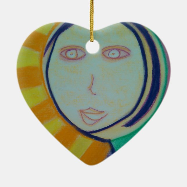 Ornamento De Cerâmica Sunny Spirit (Verso)