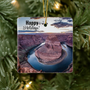 Ornamento De Cerâmica Sunset em Horsehoe Bend