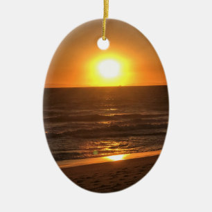 Ornamento De Cerâmica Sunset em Newport Beach, Califórnia