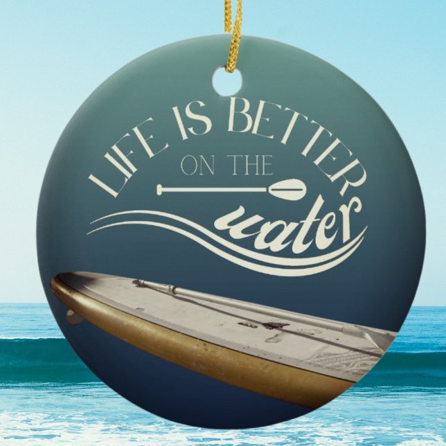 Ornamento De Cerâmica SUP se levante remarrando decoração (Criador carregado)