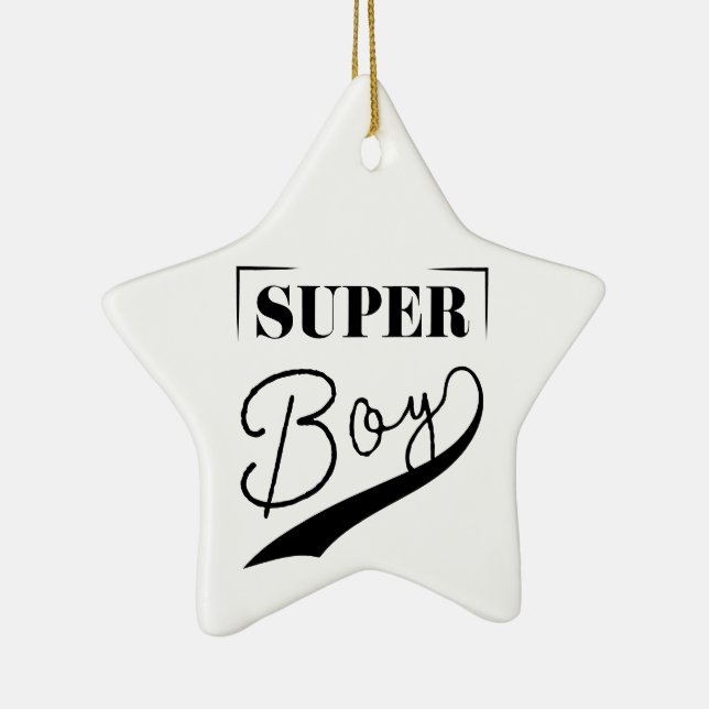 Ornamento De Cerâmica Super Boy (Direito )