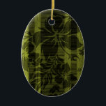 Ornamento De Cerâmica Surfboard de madeira do Faux Beach Keokea<br><div class="desc">Na grande ilha do Havaí, está uma praia robusta chamada Keokea. O surfe não é para amadores. Essas capas são inspiradas pelos pranchas lindamente moldados que são feitos a partir de madeiras locais e polidos por um brilho translúcido. Adicionamos uma camada de um impressão de hibiscus pareau para torná-los verdadeiramente...</div>