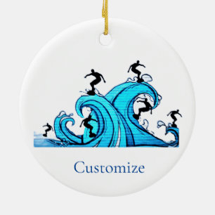 Ornamento De Cerâmica Surge em todos os lugares Thunder_Cove