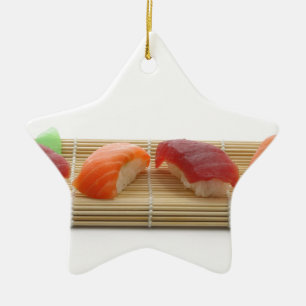 Ornamento De Cerâmica Sushi Japonês Delicioso Comida Asiática Yummy