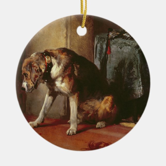 Ornamento De Cerâmica Suspense (Frente)