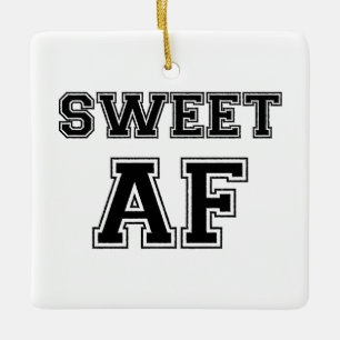 ORNAMENTO DE CERÂMICA SWEET AF