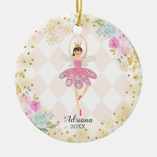 Ornamento De Cerâmica Sweet Ballerina Nutcracker - Rapariga