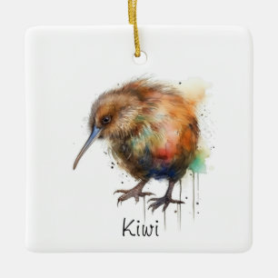 Ornamento De Cerâmica Sweet Kiwi, personalizado