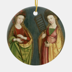 Ornamento De Cerâmica T32982 St Margaret de Antioch e de fé do St., c.1