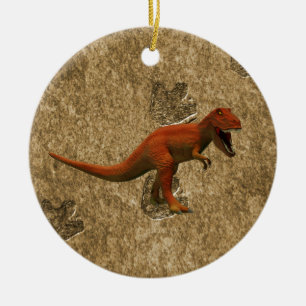 Ornamento De Cerâmica T Rex