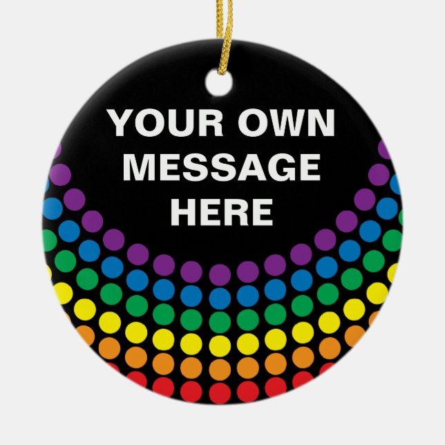 Ornamento De Cerâmica T-shirt orgulho gay (Frente)