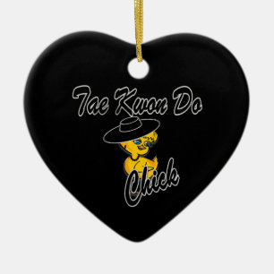 Ornamento De Cerâmica Tae Kwon do Pintinho nº 4