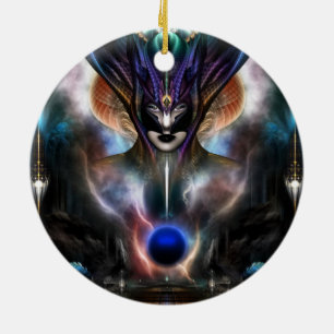 Ornamento De Cerâmica Taidushan Sai Espírito De Poder WD