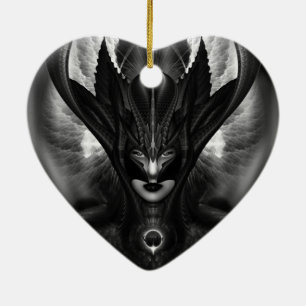 Ornamento De Cerâmica Taidushan Sai TOT BlackSun Ornament