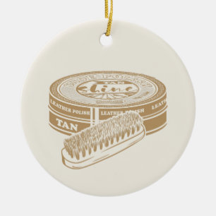 Ornamento De Cerâmica Tan shopollish tin pop art