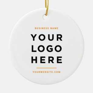 Ornamento De Cerâmica Tangerina de logotipo empresarial personalizado mi