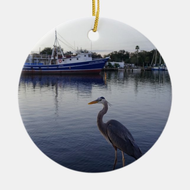 Ornamento De Cerâmica Tarpon Springs (Frente)