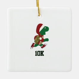 Ornamento De Cerâmica Tartaruga Corrente de Natal 10K