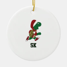 Ornamento De Cerâmica Tartaruga Corrente de Natal 5K
