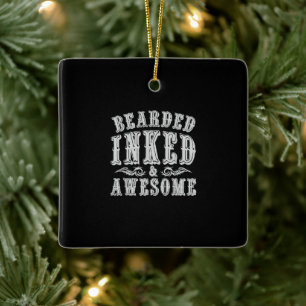 Ornamento De Cerâmica Tatuador Tatuado Tatuador Presente Ideia Tatuagem