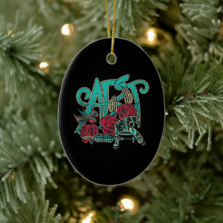 Ornamento De Cerâmica Tatuagem Artista Tatuagem É Gráfico De Cores De Ar