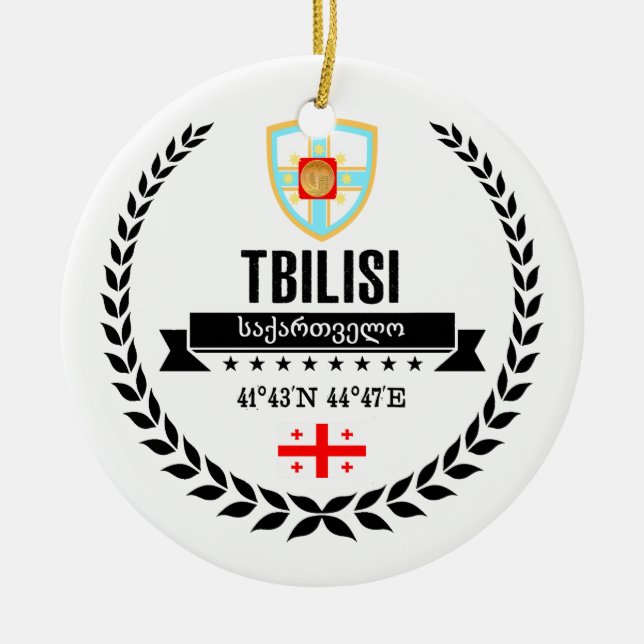 Ornamento De Cerâmica Tbilisi (Frente)