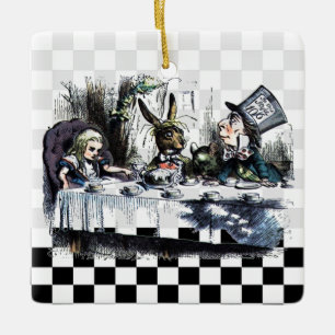 Ornamento De Cerâmica Tea Party 2