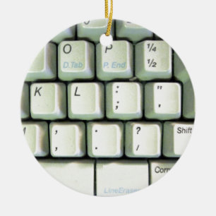 Ornamento De Cerâmica Teclado de Máquina