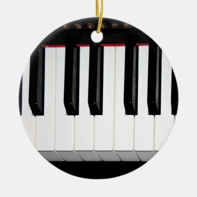 Ornamento De Cerâmica Teclado de Órgão (Frente)