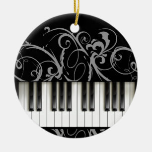 Ornamento De Cerâmica Teclado de piano