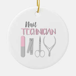 Ornamento De Cerâmica Técnico de unhas