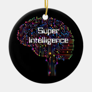 Ornamento De Cerâmica Tecnologia de Super Inteligência