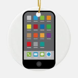 Ornamento De Cerâmica Telefone inteligente
