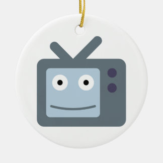 Ornamento De Cerâmica Televisor TV television set