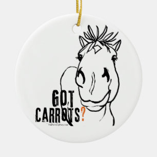 Ornamento De Cerâmica Tem o Carrots?