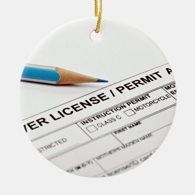 Ornamento De Cerâmica Temático (Frente)