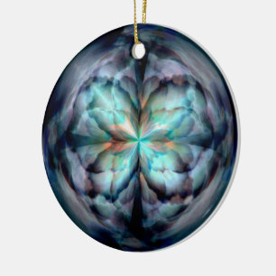 Ornamento De Cerâmica Tempest II (Azul)