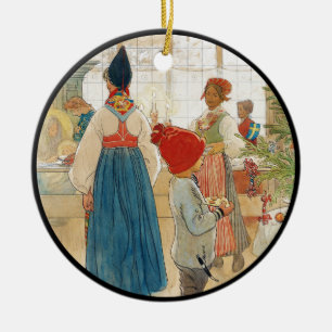 Ornamento De Cerâmica Tempo do Natal outra vez NOVO
